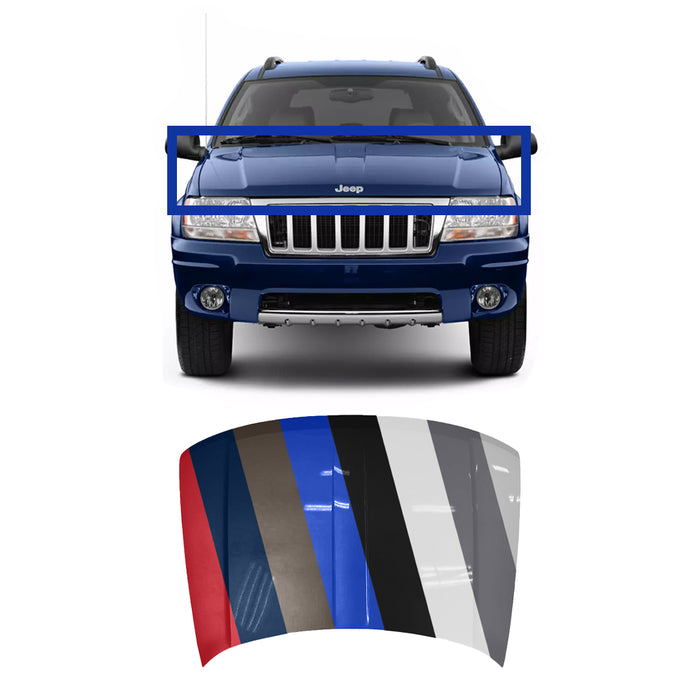 Jeep Grand Cherokee CAPA Certified Hood - CH1230203C