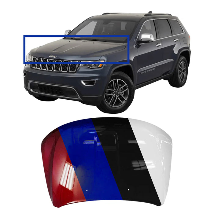 Jeep Grand Cherokee CAPA Certified Hood - CH1230283C