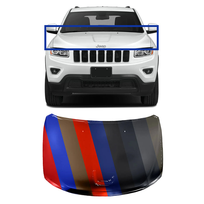 Jeep Grand Cherokee Non SRT-8 CAPA Certified Hood - CH1230284C