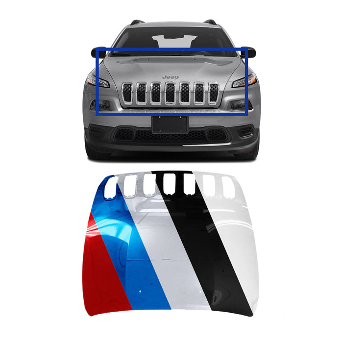 Jeep Cherokee CAPA Certified Hood - CH1230302C