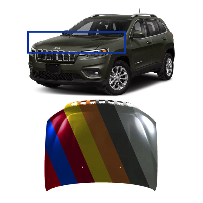 Jeep Cherokee CAPA Certified Hood - CH1230321C