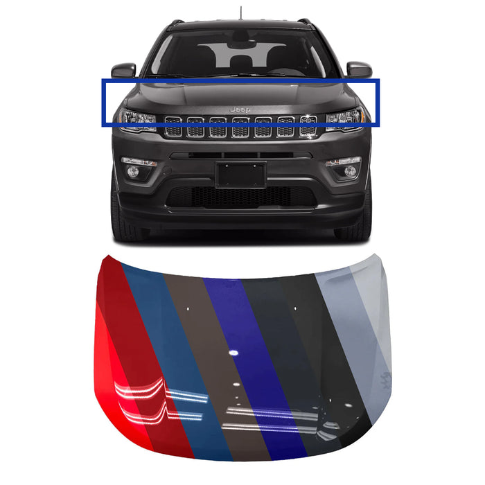 Jeep Compass MP CAPA Certified Hood - CH1230323C