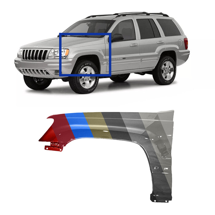 Jeep Grand Cherokee CAPA Certified Driver Side Fender - CH1240211C