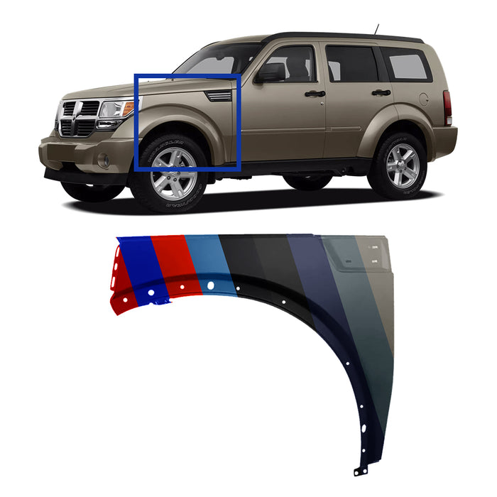 Dodge Nitro Driver Side Fender - CH1240256