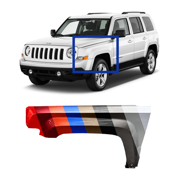 Jeep Patriot Driver Side Fender - CH1240279