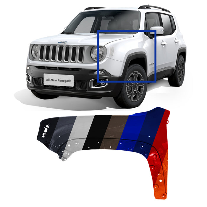 Jeep Renegade CAPA Certified Driver Side Fender - CH1240284C