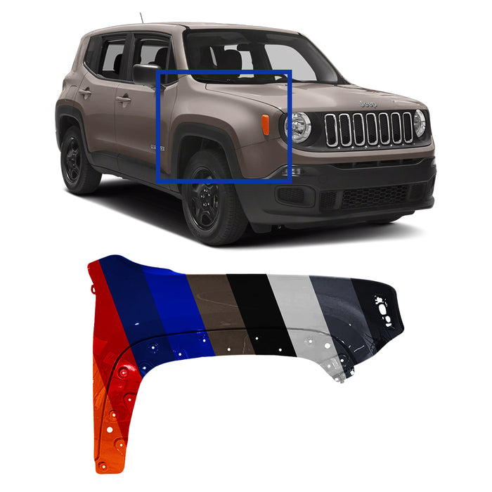 Jeep Renegade Passenger Side Fender - CH1241284