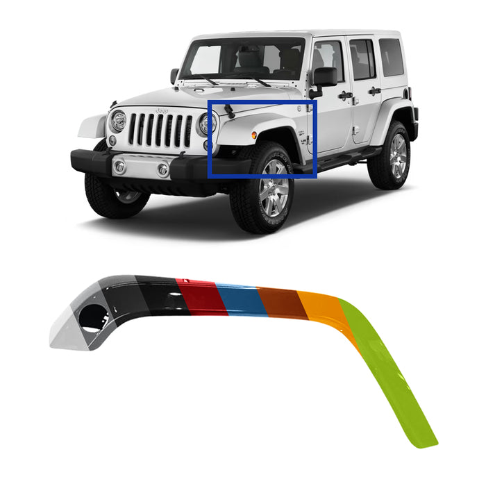 Jeep Wrangler Front CAPA Certified Driver Side Fender Flare - CH1268108C