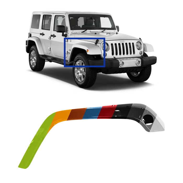 Jeep Wrangler Front CAPA Certified Passenger Side Fender Flare - CH1269108C