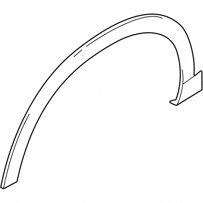 Alfa Romeo Tonale/Dodge Hornet R/T Front Driver Side Wheel Arch Molding - CH1290133