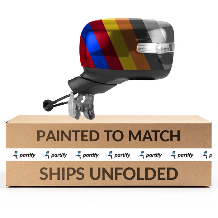 Jeep Renegade Driver Side Door Mirror Heated W/O Blind Spot Detection W/Signal Flat Assembly - CH1320442