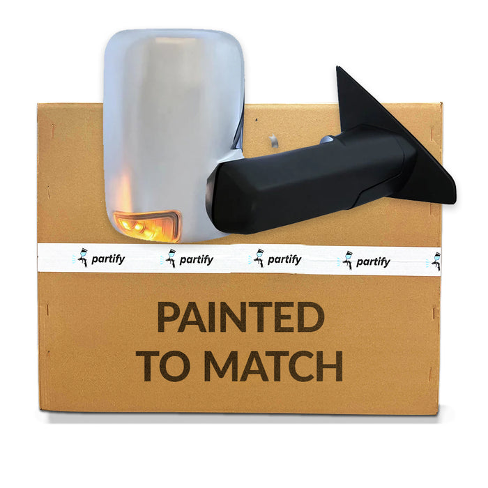 Ram 1500 Passenger Side Door Mirror W/Towing Pkg W/O Blind Spot Detection Chrome Trim Assembly - CH1321460