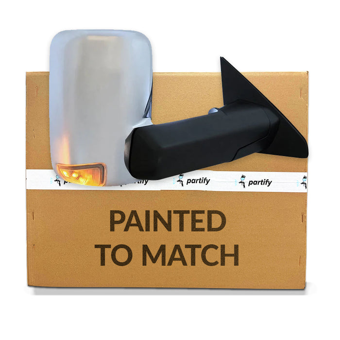 Ram 1500 Passenger Side Door Mirror W/Towing Pkg W/Blind Spot Detection Chrome Trim Assembly - CH1321462