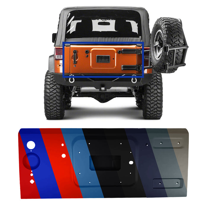 Jeep Wrangler JK CAPA Certified Tailgate Shell - CH1900127C