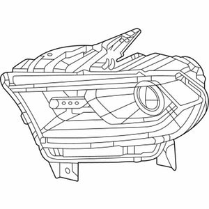 Passenger Side Headlight Assembly image