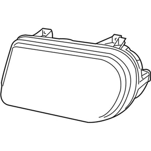 Passenger Side Headlight Lens Housing image