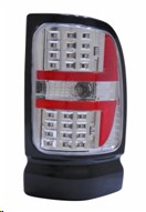 Dodge Ram 1500/2500/3500 Tail Light Set W/ Housing W/Clear Lens - CH2811113
