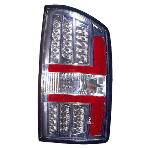 Dodge Ram 1500/2500/3500 Tail Light Set Led W/Gunmetal Painted Bezel W/Clear Lens - CH2811141