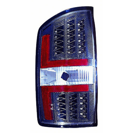 Dodge Ram 1500/2500/3500 Tail Light Set Led W/Carbon Fiber Bezel W/Clear Lens - CH2811150