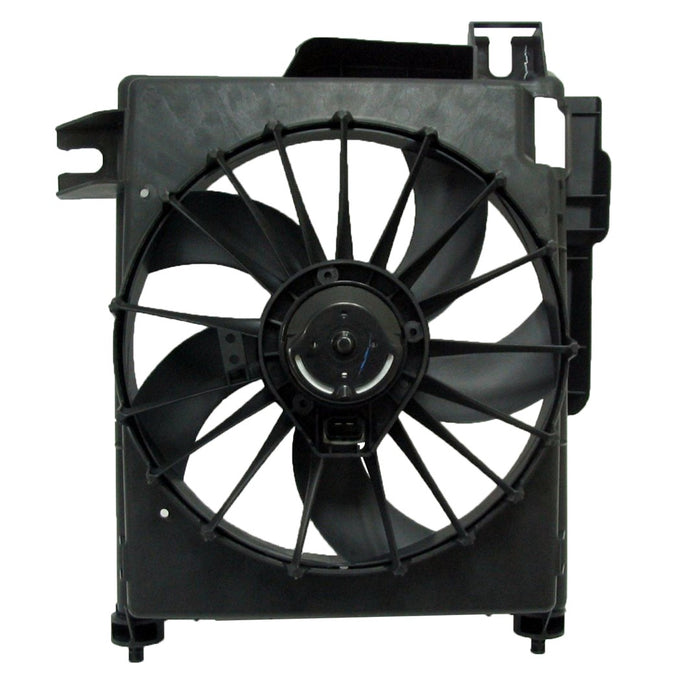 Dodge Ram 1500/2500/3500 A/C Condenser Fan Assembly Electric Fan Assemblye Late Design 3.7L V6/3.9L V6/4.7L V8/5.7L V8/5.9L L6/5.9L V8/8.3L V10 - CH3113103