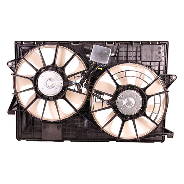 Jeep Cherokee CAPA Certified Engine Cooling Fan Assembly Dual Fan Assembly Hvy Duty Cooling 2.4L L4/3.2L V6 - CH3115177C