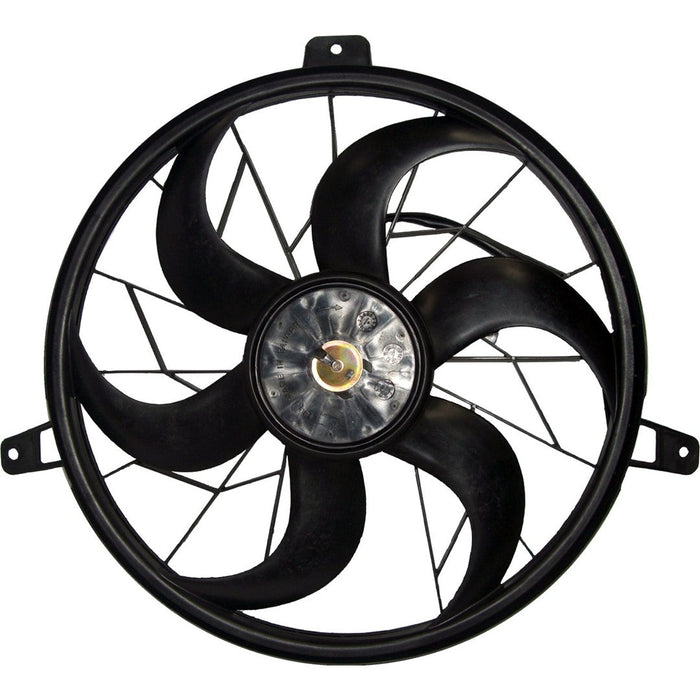 Jeep Grand Cherokee/Liberty CAPA Certified Engine Cooling Fan Motor W/Hvy Duty Cooling Fan/Motor Assy 3.7L V6/4L L6 - CH3116115C