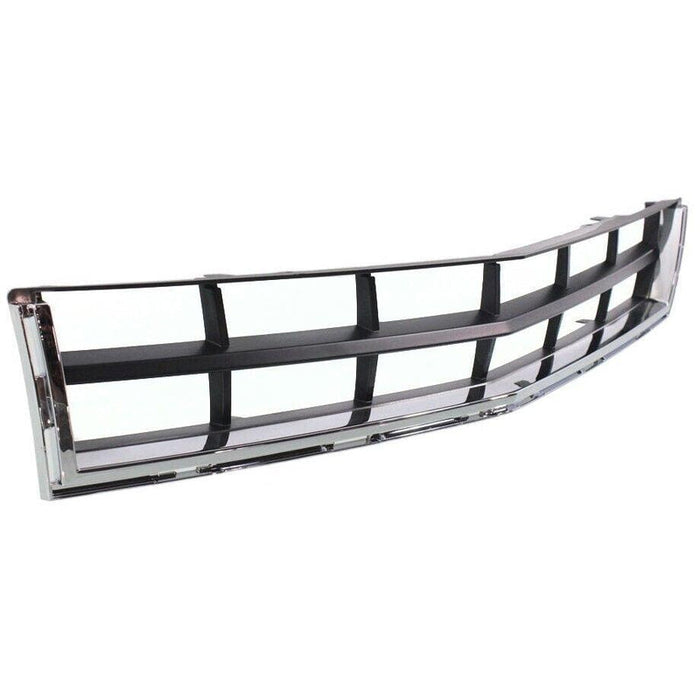 2010-2012 Cadillac SRX Lower Grille Center Matte-Dark Gray With Chrome Moulding - GM1036129-Partify-Painted-Replacement-Body-Parts