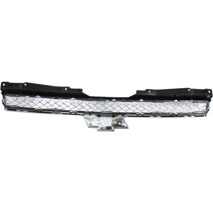 2007-2014 Chevrolet Avalanche Upper Grille Chrome With Black Frame - GM1200563-Partify-Painted-Replacement-Body-Parts