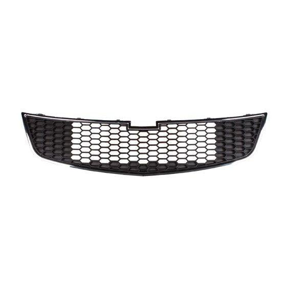 Chevrolet Cruze Lower CAPA Certified Grille Matte Black With Chrome Modg Exclude 1.4L Eco Model - GM1200624C