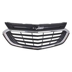 Chevrolet Equinox CAPA Certified Grille Matte Black With Chrome Frame L/Ls/Lt Without Sport Package - GM1200760C