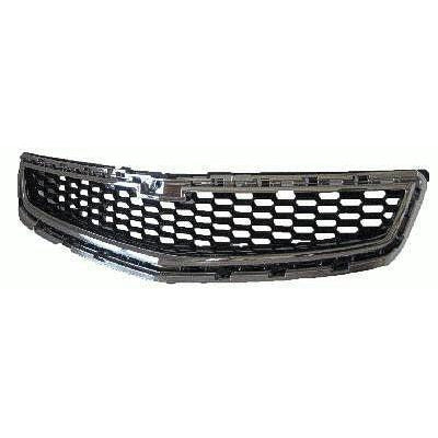 Chevrolet Malibu CAPA Certified Grille Center Black With Chrome Moulding - GM1200647C