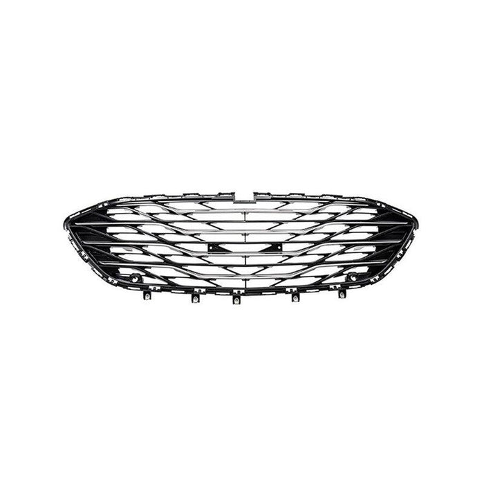 Chevrolet Malibu Lower CAPA Certified Grille Black With Inner Chrome Mouldings Use With Sensor Premier Model - GM1036200C