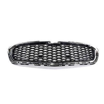 Parrilla central negra con moldura cromada para Chevrolet Malibu OEM - 22995179