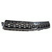 2013 Chevrolet Malibu Upper Grille Gray With Chrome Moulding - GM1200646-Partify-Painted-Replacement-Body-Parts