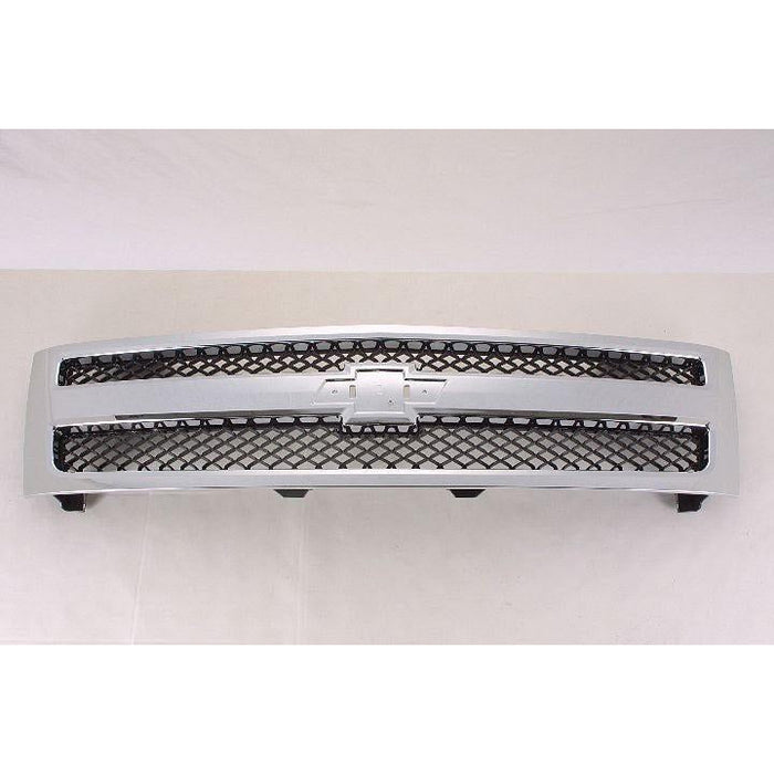 Chevrolet Pickup Chevy Silverado CAPA Certified Grille Chrome Black - GM1200572C