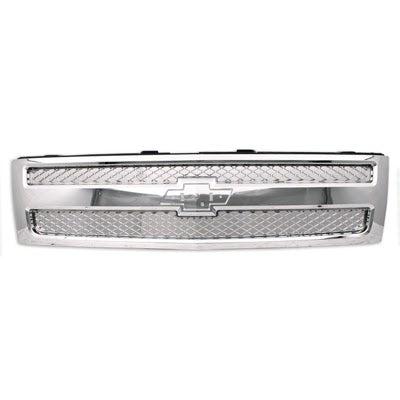 Chevrolet Pickup Chevy Silverado CAPA Certified Grille Chrome With Chrome Frame - GM1200655C