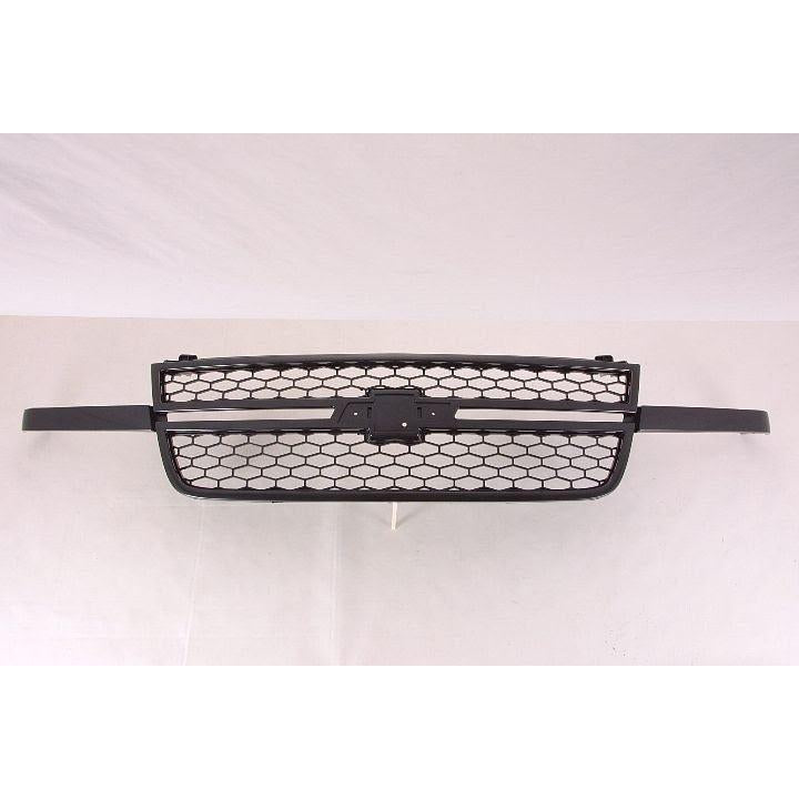 2003-2007 Chevrolet Pickup Chevy Silverado Grille Black Frame With Black Honeycomb Ss Model - GM1200586-Partify-Painted-Replacement-Body-Parts