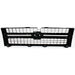 2007-2010 Chevrolet Pickup Chevy Silverado Grille Matte Black With Chrome Frame 2500/3500 - GM1200608-Partify-Painted-Replacement-Body-Parts