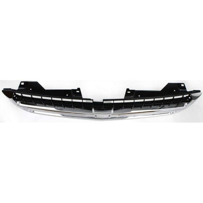 2007-2010 Chevrolet Pickup Chevy Silverado Grille Matte Black With Chrome Frame 2500/3500 - GM1200608-Partify-Painted-Replacement-Body-Parts