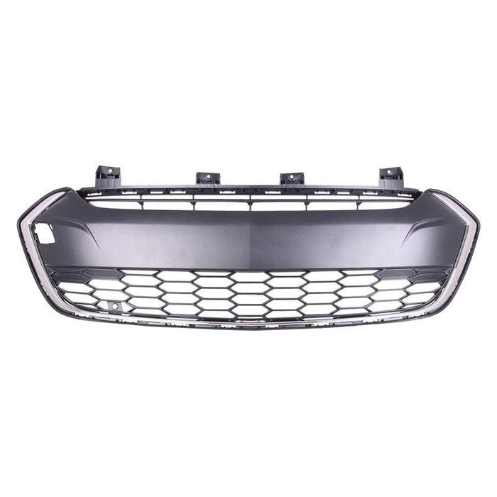 Chevrolet Sonic Hatchback Lower OEM Grille Matte Black With Chrome Moulding Rs Package - 42497011