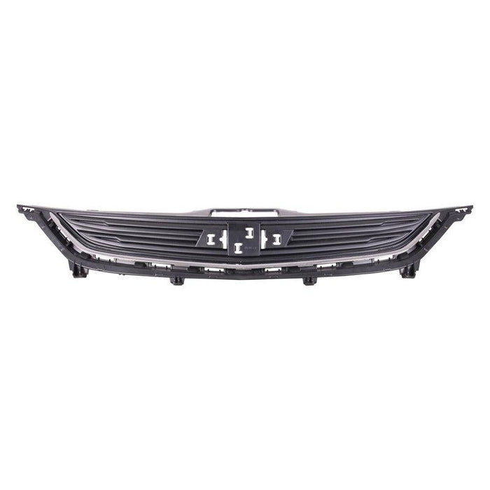 Chevrolet Sonic Hatchback Upper CAPA Certified Grille Matte Black With Chrome Moulding Without Rs Package - GM1200736C