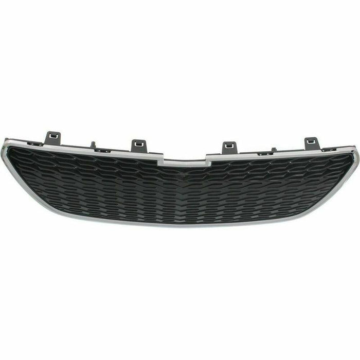 2013-2015 Chevrolet Spark Lower Grille Matte Black With Chrome Moulding Without Fog Hole Ls/Lt - GM1200656-Partify-Painted-Replacement-Body-Parts