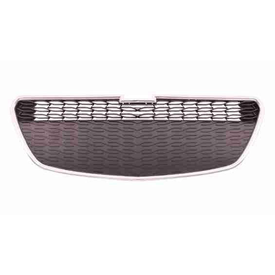 Chevrolet Spark Lower OEM Grille Matte Black With Chrome Moulding Without Fog Hole Ls/Lt - 95078756