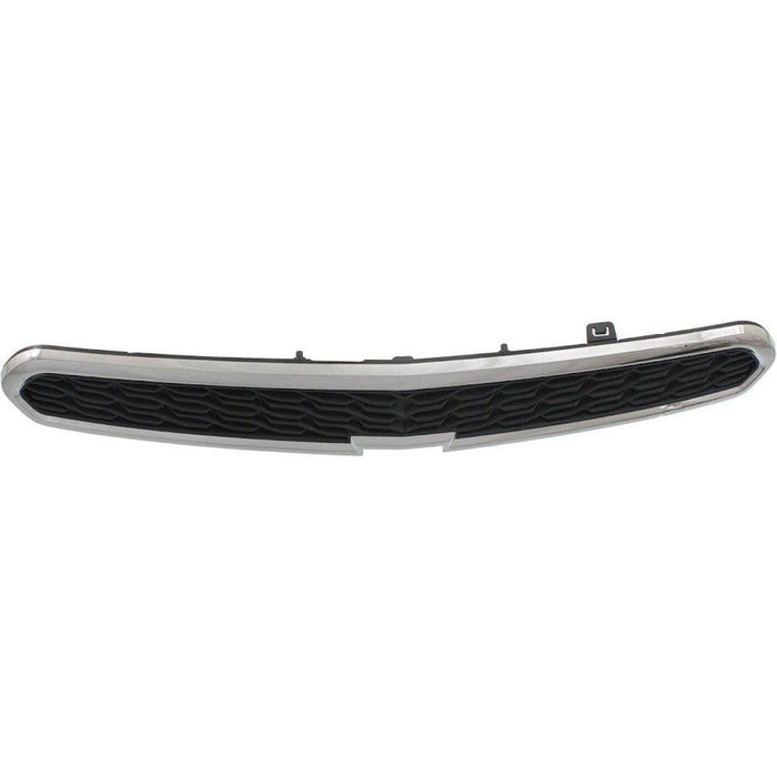 2013-2015 Chevrolet Spark Upper Grille Matte Black With Chrome Moulding Without Fog Hole Ls/Lt - GM1200657-Partify-Painted-Replacement-Body-Parts