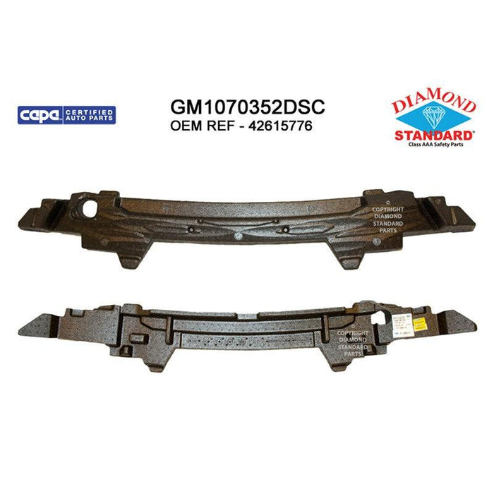 2021-2022 Chevrolet Trailblazer Rs Front Bumper Absorber - GM1070352-Partify-Painted-Replacement-Body-Parts
