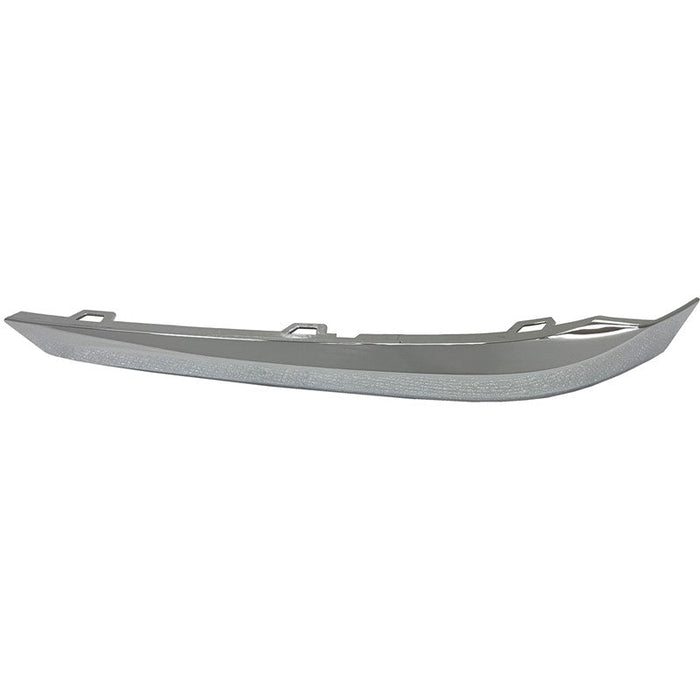 2022 Chevrolet Traverse Front Driver Side Outer Bumper Molding Below Head Light Bright Chrome - GM1046133-Partify-Painted-Replacement-Body-Parts