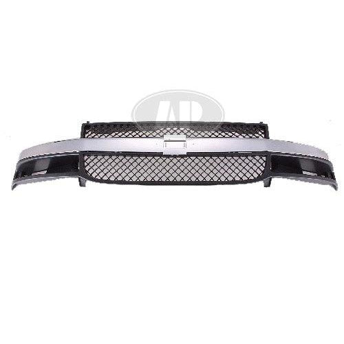 Chevrolet Van Chevy Express OEM Grille Chrome/Grey With Composite Head Lamp - 84689070