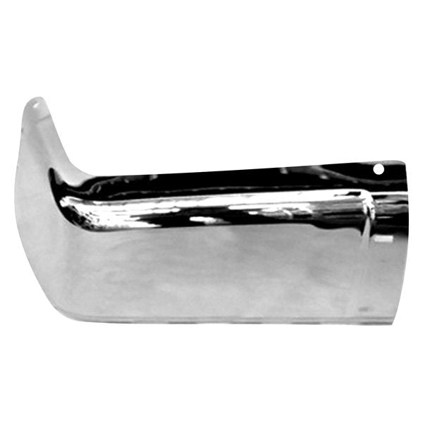 Chrome Chevrolet Silverado 1500/2500/3500 Passenger Side OEM Rear Bumper End Without Sensor Holes - 15284308