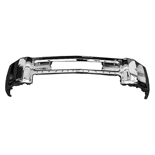 Chrome Chevrolet Silverado 2500/3500 CAPA Certified Front Bumper Without Sensor Holes & Without Fog Light Holes - GM1002851C