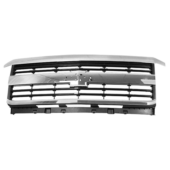 Chrome Chevrolet Silverado 2500/3500 LTZ Model With Z71 Package CAPA Certified Grille - GM1200700C